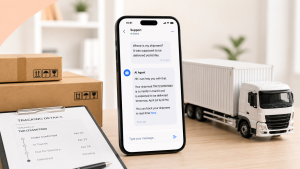 A Logistics Company Reduced AHT by 32% with Azeon AI Agent_CS