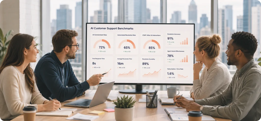 AI Customer Support Performance Benchmarks for Enterprises in 2026