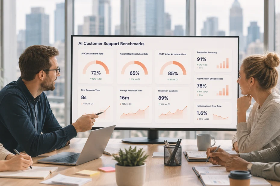 AI-Powered Customer Support Performance Benchmarks